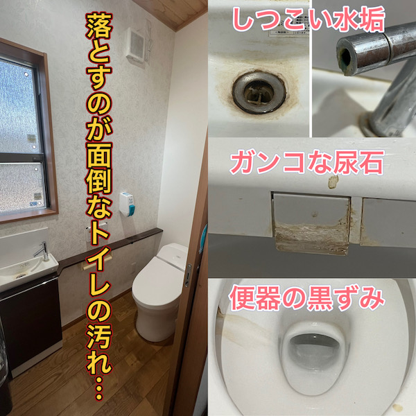 トイレクリーニング・ビフォー